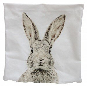 Poszewka ręcznie malowana zajączek