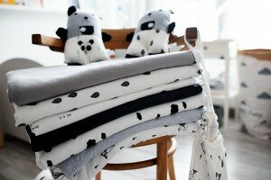 Kocyk / kołderka dresówka liski